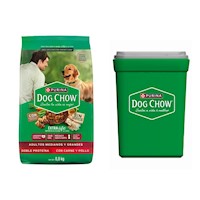 Alimento Para Perros Dog Chow Medianos Y Grandes 8kg + contenedor